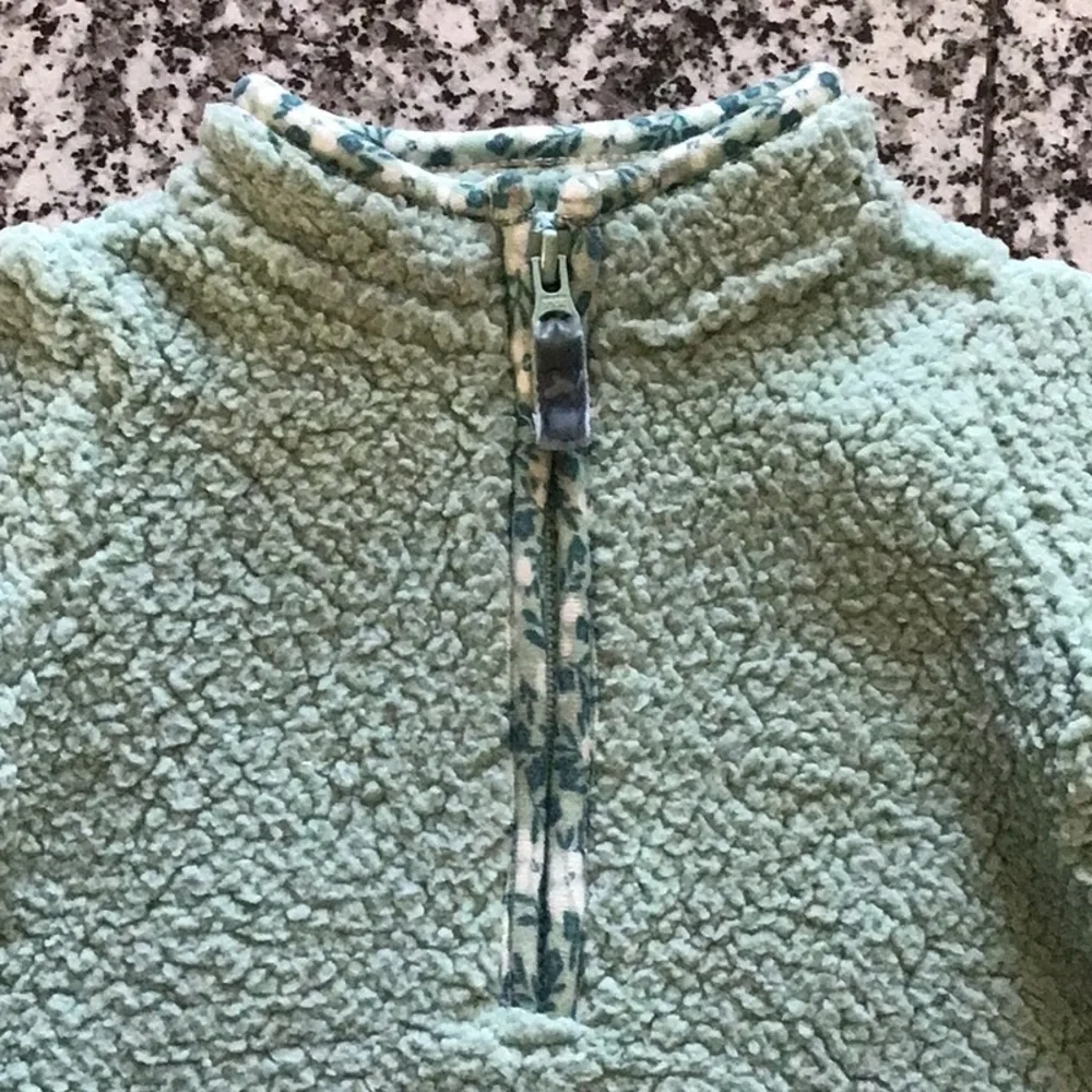 Carter’s mint green sherpa one-piece